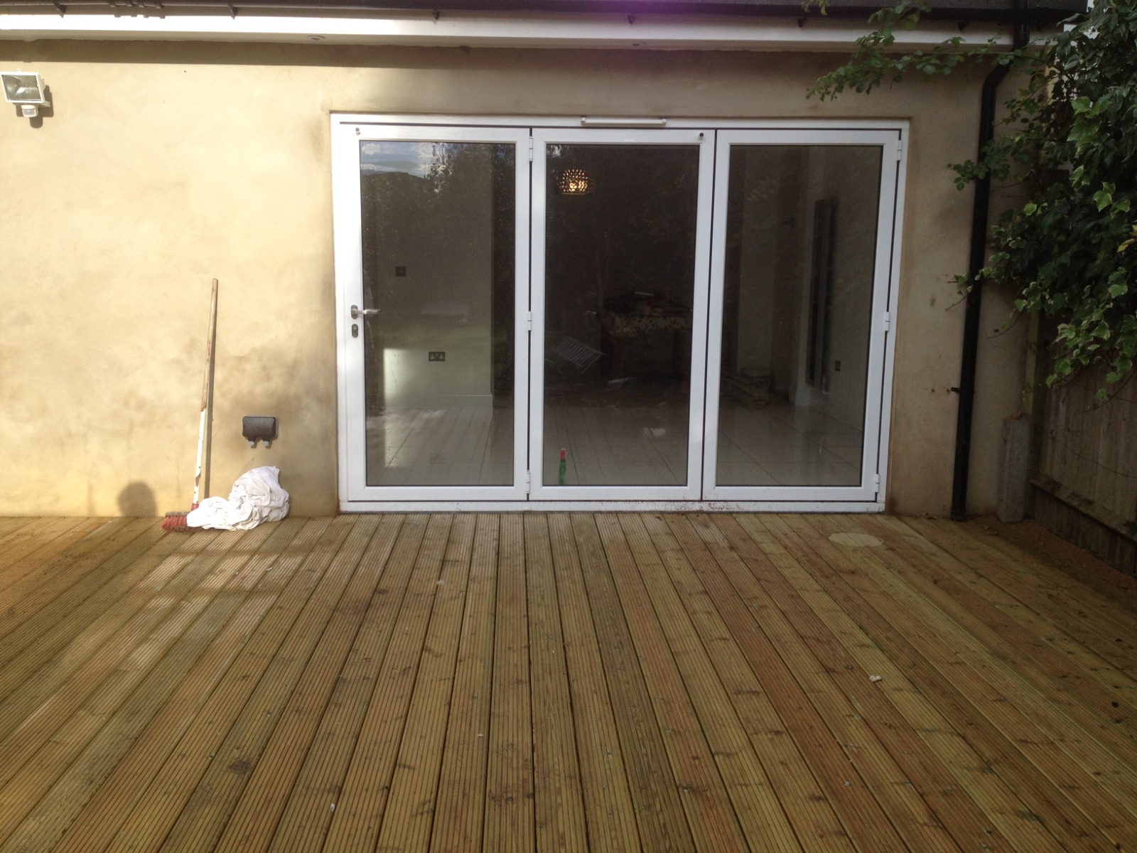 Landscaped garden with outdoor living area