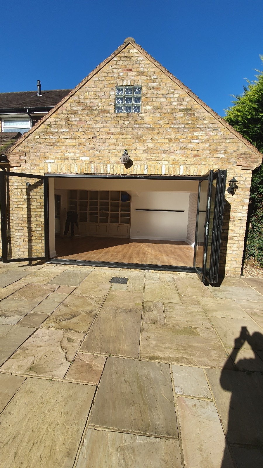 Private terrace with outdoor entertaining space